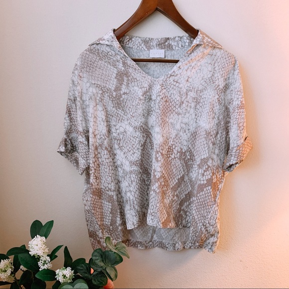 Karlie Tops - Karlie Snake Skin Blouse 🌿